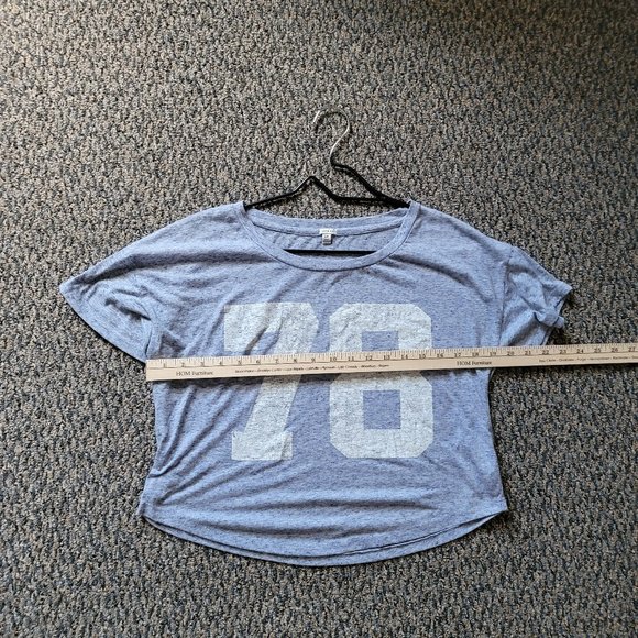 Vintage Style 70s I LOVE H81 78 Oversized Crop Top Size Small Forever 21 - Picture 8 of 12